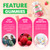 MEENCCD 2 Pack L-Methylfolate Gummies, Methylfolate Supplement, 5-MTHF Supplement - Active 5-MTHF - Supports Overall Wellness, Vegan, Raspberry Flavor, 120 Count