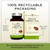 Herbal Roots Organic Turkey Tail Mushroom Supplement - Fruiting Bodies Extract - Immune Support - 60 Vegan Non GMO Capsules