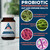 Ayush Herbs Probiotic 100B, Probiotics for Women, 60 Vegetarian Capsules
