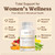 RUNICA 4in1 Women's Hormone & Beauty Complex | Menopause Relief Supplement for Hot Flashes, Night Sweats & Mood | Soy Isoflavones, Pueraria, Rosehip & Evening Primrose - 90-Day Ultimate Supply