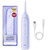 AquaSonic Icon Water Flosser for Teeth – Cordless Rechargeable Oral Irrigator – Waterproof, Portable Dental Cleaning with Jet Tip – Braces Home Travel - Lilac