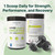 VINATURA Creatine HMB Powder with Leucine Supplements - Muscle Defense with 5g Creatine Monohydrate Powder, 3g HMB Supplement, L Leucine, Vitamin D3 - Labs Tested, Vegan Lemonade Flavor, 30 Servings