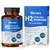Hydrogen Water Tablets with Magnesium 200mg, 16 PPM Molecular Hydrogen Tablets Antioxidant Rich H2 Molecular Tabs for Cellular Health & Energy Boost,120 Count