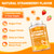 Tcemundry Liposomal Vitamin C Gummies 1000mg for Adults: Vitamin C Chewable Gummy with Zinc, Elderberry, Vitamins A & E