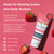 Wellnesse Hydroxyapatite Toothpaste Kids, Strawberry Flavor For Toddlers And Children, Xylitol Formula For Gentle Enamel Care, Toothpaste Whitening, Fresh Breath And Daily Brushing Habits, 4Oz, Pack 3