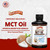 Barlean's MCT Oil Supplement, Coconut Flavored for Keto Coffee, Emulsified Creamy Liquid Syrup with 5,400mg Plant-Based MCT's to Support Energy, Focus and Wellness, 16 oz