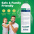 Prevention Daily Care Alcohol-Free Mouthwash, Hydrogen Peroxide Teeth Whitening with Soothing Fresh Mint for Bad Breath Treatment, Fluoride-Free Gum Care Oral Mouth Rinse 16 oz 4 Pack