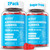 Ashwagandha Gummies, Magnesium Glycinate Gummies 2000mg for Adults, Vitamin B6, Zinc, Rhodiola Rosea, Lemon Balm, Relaxation Support, Natural Zzz, Brain, Muscle, Stamina, Energy, Sugar Free