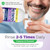 Prevention Mouth Sore Mouth Rinse, Canker Sore Treatment, Oral Pain Relief Mouthwash for Ulcers and Sores, Braces, with Hydrogen Peroxide, Alcohol-Free, Fluoride Free, 16 oz, Soothing Mint, 4 Pack