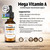 Dr. Green Mom Mega Vitamin A Liquid Drops | 1500 mcg RAE Per 1 Drop, 1180 Servings Per Bottle | Certified Organic, Non-GMO in Organic MCT Oil | Retinyl Palmitate | Infants, Kids & Adults | 1 fl oz