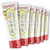 Jack N' Jill Natural Children's Toothpaste, Organic Strawberry, Gluten Free, Vegan, BPA Free, Fluoride Free, SLS Free, Dairy Free - Make Toothbrushing Fun for Kids - Pack of 6