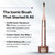 Burst Original Sonic Electric Toothbrush for Adults (Rose Gold) | Rechargeable Electric Sonic Toothbrush | Soft Bristle Deep Clean Stain & Plaque Removal | 3 Modes: Teeth Whitening/Sensitive & Massage