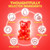 Pwkvsn Tallori Growth Gummies, Tallori Sugar Free Daily Nutrition Vitamins Supplement with Calcium, Vitamin D3, K2, Zinc & Omega-3, Daily Immunity & Bone Support, Strawberry Flavor, 60 Gummies