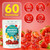Pwkvsn Tallori Growth Gummies, Tallori Sugar Free Daily Nutrition Vitamins Supplement with Calcium, Vitamin D3, K2, Zinc & Omega-3, Daily Immunity & Bone Support, Strawberry Flavor, 60 Gummies