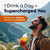 BOOM Chaga Mushroom Superdrink | Chaga Extract Liquid Concentrate | Immune Support, Antioxidants, Beta-Glucans, Bioavailable Organic Supplement, Oxalate-Free Mushroom Drink, 31 Single-Serving Packets