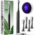 Oday Rechargeable Electric Toothbrush for Adults with Wall Mounted UV-Cleaning Tooth Brush Protector Case and 4 Brush Heads, Smartimer, IPX7 Waterproof, 1 Month+ Battery, Sleek Aluminum Body Black