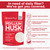 Health Plus, Psyllium Husk, 24 oz, 96 Servings - Natural Detox, Daily Dietary Fiber Supplement, Constipation Relief, Gentle Gut Cleanse, Keto Baking