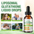 2 Pack 3000mg Liposomal Glutathione Liquid Drops, 98% Absorption Liposomal Glutathione with Vitamin C for Women, Glutathione Liposomal Supplement, Powerful Antioxidant Complex for Immune System, Liver