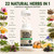 Lymphatic Drainage Capsules Natural Herbal Supplement for Immune Health & Fluid Balance, with Echinacea, Dandelion, and Burdock 60 Capsules