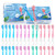 70Pack Mini Disposable Toothbrushes 5-in-1 Portable Pre-Pasted Travel Toothbrush with Toothpaste Tongue Scraper Floss Pick Individually Wrapped Box Small Prepasted Travel Toothbrush for Kids Adults