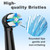12 Pcs IO Brush Head Compatible with Oral B IO, Replacement Brush Heads Compatible with Oral B IO 2/3/4/5/6/7/8/9/10 Electric Toothbrushes (Black)