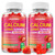 Calcium Citrate Gummies 1200mg, Chewable Calcium Supplements for Women & Men, High Absorption Calcium Gummies for Bone, Muscle & Immune Support, Sugar Free, Strawberry Flavor 120 Count