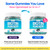 Vazatisi Biotin Gummies 15,000 mcg with Collagen & Keratin – 13-in-1 Hair Skin & Nails Gummies for Women & Men, Hair Growth, Sugar Free Non-GMO, Blueberry, 180 Count