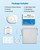 Cordless Retainer Cleaner Machine, 50kHz Ultrasonic Cleaning Pod for Aligners, Night Guards and Mouth Guards, Rechargeable Portable Cleaner with 6 Cleaning Tablets