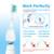 Heepim Replacment Heads Compatible with Philips Sonicare, for E-Series Essence, for Xtreme, for Elite, for Advance, and for CleanCare Electric Toothbrush, Toothbrush Replacment Heads Refills, 6 Pack