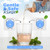 3 Pack Natural Saltwater Mouth Rinse | Himalayan Pink Salt Water Oral Rinse | Organic Refreshing Mint Flavor Fluoride & Alcohol Free Mouthwash for Fresh Breath | Natural Gum Care Mouthwash-16 FL Oz