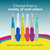 RADIUS Totz Plus Brush Kids Toothbrush Silky Soft BPA Free ADA Accepted Designed for Delicate Teeth & Gums for Children 3 Years & Up - Assorted - Pack of 6