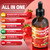 Magnesium Glycinate Liquid Drops Supplement - Vegan, GMO Free, Gluten Free for Muscle & Bone Health Support (Strawberry, 60ml) 2 Pack