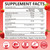 Magnesium Glycinate Liquid Drops Supplement - Vegan, GMO Free, Gluten Free for Muscle & Bone Health Support (Strawberry, 60ml) 2 Pack