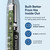 AURAGLOW Sonic Electric Toothbrush for Adults – Rechargeable, 40,000 VPM, 5 Modes, Removes 10x More Plaque, IPX7 Waterproof, Wireless Charging, 30-Day Battery, 2 Brush Heads & Travel Case