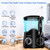 TUREWELL FC162 Water Dental Flosser for Teeth/Braces,10 Pressure Levels, 8 Water Jet Tips for Family, 600ML Electric Water Dental Oral Irrigator for Teeth-Clean (Black)