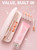 Sonic Lux™ Pink Whitening Electric Toothbrush for Adults – Luxury Rechargeable Sonic Electric Toothbrush With Travel Case with GlowGuard Nano-Hydroxyapatite Whitening Toothpaste & 6 Brush Heads