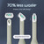 Quip Ultra Lite Sonic Electric Toothbrush, Slim Lightweight Design, 3 Brushing Modes, 15X More Plaque Removal, Pressure Sensor & 30-Day Battery, Meadow Green