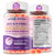 Women Sleep Gummies with Myo-Inositol & D-Chiro Inositol + Saffron, MTHF Folate, Vitamin B6 & B12, 40:1 Ratio Myo Inositol Supplement for Hormone Balance, Mood, PCOS & Ovarian, Sugar Free, 60Cts