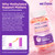 Women Sleep Gummies with Myo-Inositol & D-Chiro Inositol + Saffron, MTHF Folate, Vitamin B6 & B12, 40:1 Ratio Myo Inositol Supplement for Hormone Balance, Mood, PCOS & Ovarian, Sugar Free, 60Cts