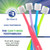Brilliant Oral Care Child Toothbrush with Soft Bristles and Round Head, for a Kid Approved, Easy to Use All-Around Clean Mouth, Ages 2-5 Years, Lilac, 3 Pack