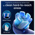 Oral-B Ultimate Clean Genuine White Replacement Brushes Set of 8 Deep Brushing Dental Plaque Removal Round Brush for Oral B iO Electric Brushes