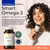 Molecular Fertility VIVOMEGA Fish Oil with VESIsorb® - Fertility Supplement for Women & Men - Doctor Formulated EPA DHA Omega 3 Fatty Acids, Vitamin D3 K2 for Reproductive Wellness - 60 Softgels