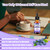 2 Pack Myo-Inositol & D-Chiro Inositol Supplement For Women Drops, Ideal 40:1 Ratio w. Organic Chaste Tree Berry, Ceylon Cinnamon Support Hormonal Balance & Ovarian, Cycle Regulation, Mood, Nerve
