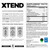 Xtend Original BCAA Powder, 7g BCAAs and 2.5g L-Glutamine for Muscle Recovery Hydration and Lean Muscle, Sugar Free Intra and Post Workout Drink with Electrolytes, Tropic Thunder, 90 Servings