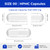 ATLEMISME Empty Vegan Capsules Size 00 - Vegan Capsules Empty (5000 Count) Empty Capsules DIY Vegetable Capsule Filling - Veggie Capsules Empty Caps with 2 Micro Lab Spoons for Capsule Filling