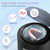 Ultrasonic Retainer Cleaner 25W Portable Ultrasonic Denture Cleaner Multi-Mode 45KHz with Drying and Removable Inner for Dental Trays, Braces, Jewelry, Toothbrushes, Mouth Guards, Aligners,Ring Black