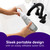 BURST Electric Water Flosser for Teeth Cleaning (3 Modes/White) | Cordless | Plaque Removal Between Braces & Dental Work | Portable Floss | Refillable 110mL Tank