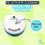 FRESH KNIGHT UVC Retainer Cleaner & Denture Cleaner - UV Retainer Case - Ideal for Invisalign & Mouth Guards - White UV Retainer Container - Convenient Travel Size