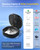 Nulaxy UVC Retainer Case with Fan, Magnetic Closure Aligner Case Includes Vent Holes and Mirror, Portable Retainer Box with Removal Tool and Brush Compatible with Invisalign Retainer Slim Aligner