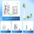 Replacement Toothbrush Heads for Waterpik Complete Care 5.0/9.0 (CC-01/WP-861), with Covers, 10 Count, White